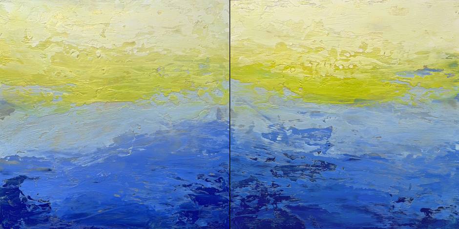 Jubilant Motion (diptych)
