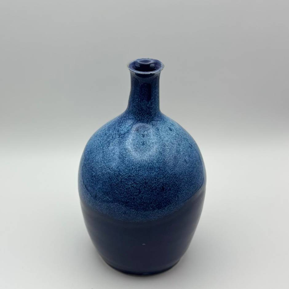 Azure Bottleneck Vase
